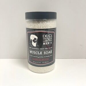 Dead Sea Collection Men's Dead Sea Mineral Salts Muscle Soak Sandalwood NEW